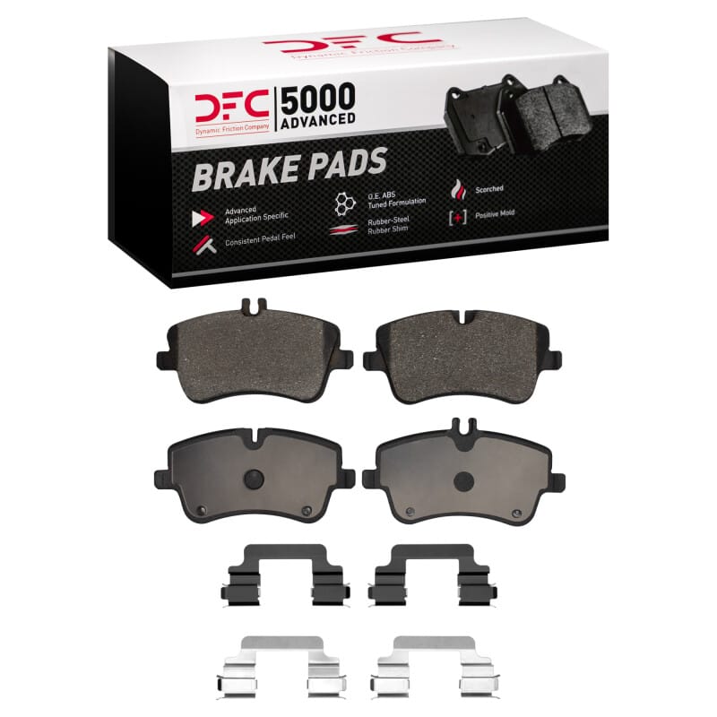 DFC — DFC 01-15 Mercedes-Benz SLK200 (Mexico) Front 5000 Advanced Low Metallic Brake Pads and Hardware Kit
DFC Brake Pad Set