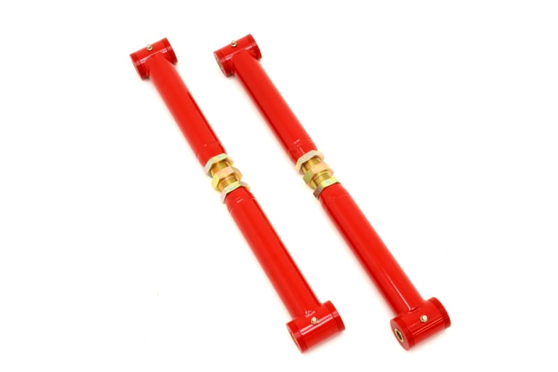 BMR Suspension — BMR 82-02 3rd Gen F-Body Xtreme Chrome Moly Lower Control Arms On-Car Adj. (Poly) - Red