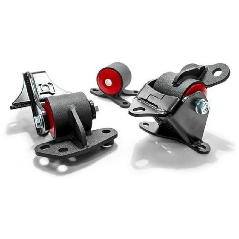 Innovative Mounts — Innovative 96-00 Civic D-Series Black Steel Mounts 95A Bushings (CVT to Manual)