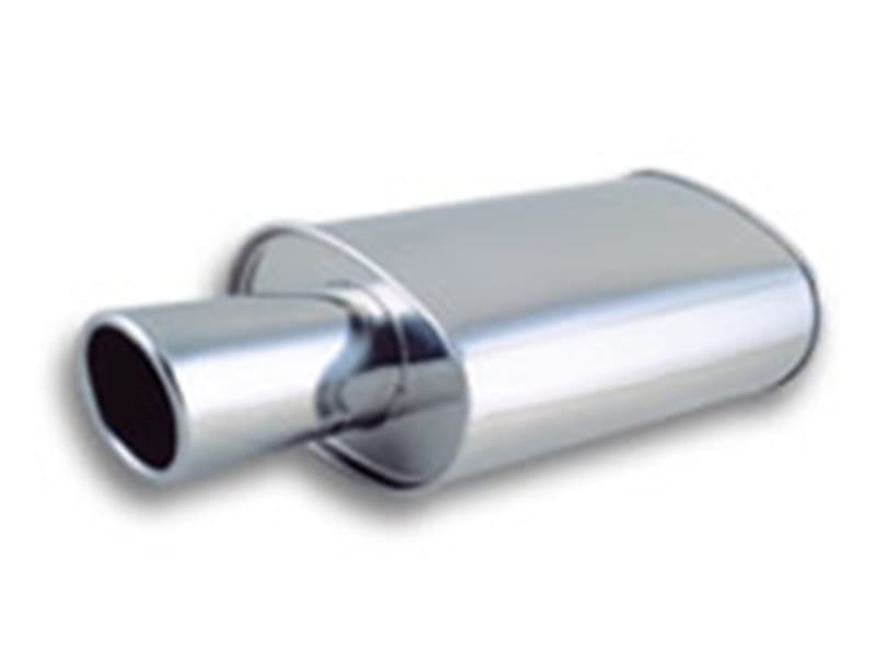 Vibrant — Vibrant StreetPower Turbo Oval Muffler with 4in Round Tip Angle Cut Rolled Edge - 3in inlet I.D.
3"IDMuffler4"RndTip
3"IDMufflerRoundTip
Muffler