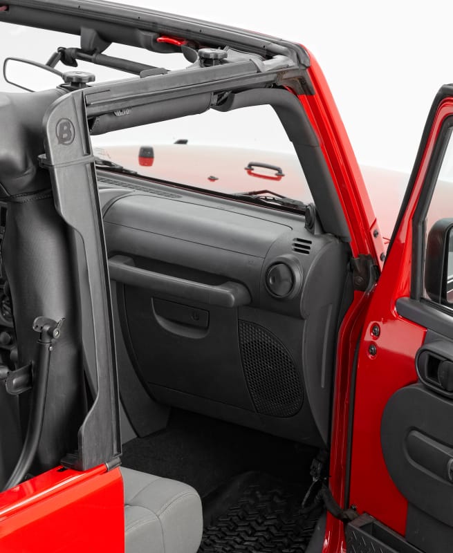 Bestop — Bestop 07-18 Jeep Wrangler JK 2-Door Door Surrounds (Set Of 2)