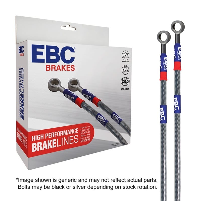 EBC — EBC 95-96 Mitsubishi Lancer Evo 3 2.00L Stainless Steel Brake Line Kit