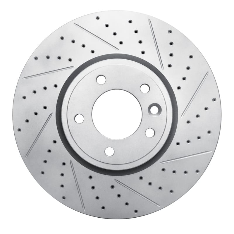 R1 Concepts — R1 18-20 Land Rover Range Rover Front Right Drilled & Slotted Geo-Carbon Rotor