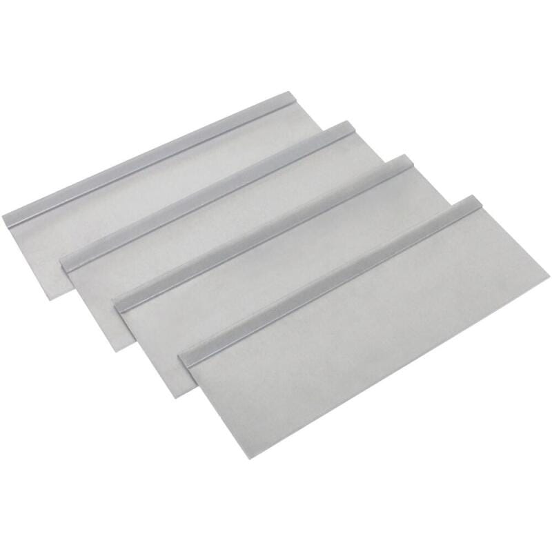 Westin — Westin/Brute 9in x 15in tray w/ 4 Silver Aluminum Dividers - Yellow