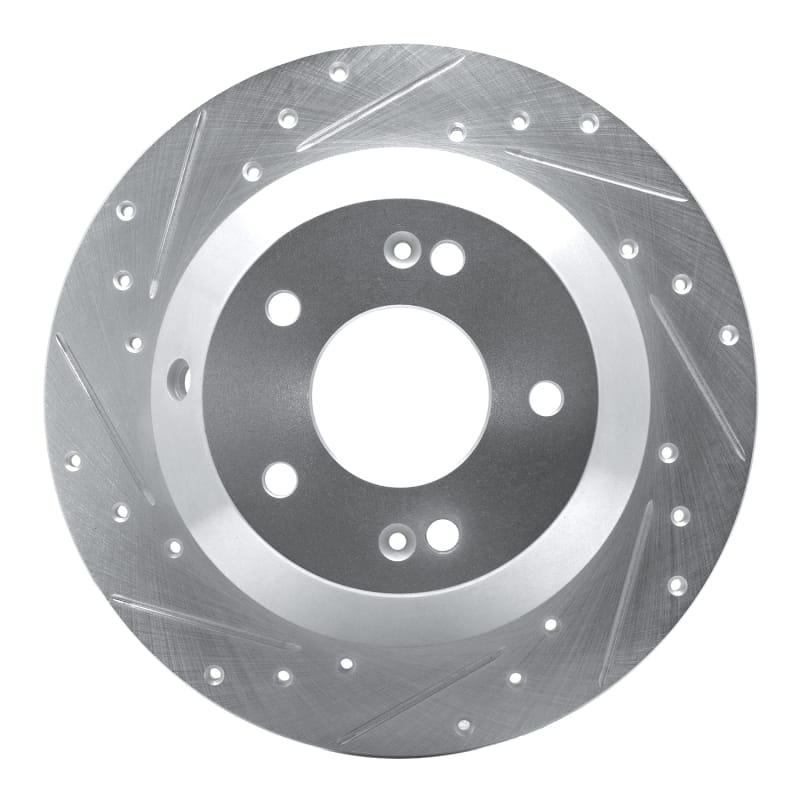 R1 Concepts — R1 15-20 Kia SORENTO Rear Left Drilled & Slotted Silver Brake Rotor
R1 Brake Rotor Drill