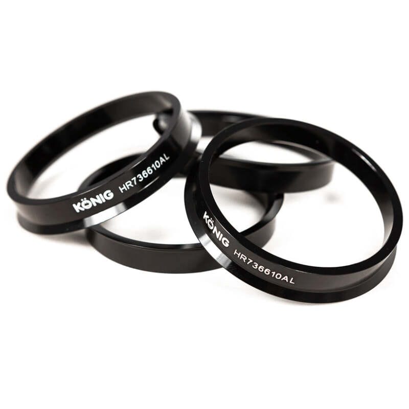 Konig — Konig Aluminum Hub Ring Set (4pcs) - 73.1mm O.D. / 66.1mm I.D.