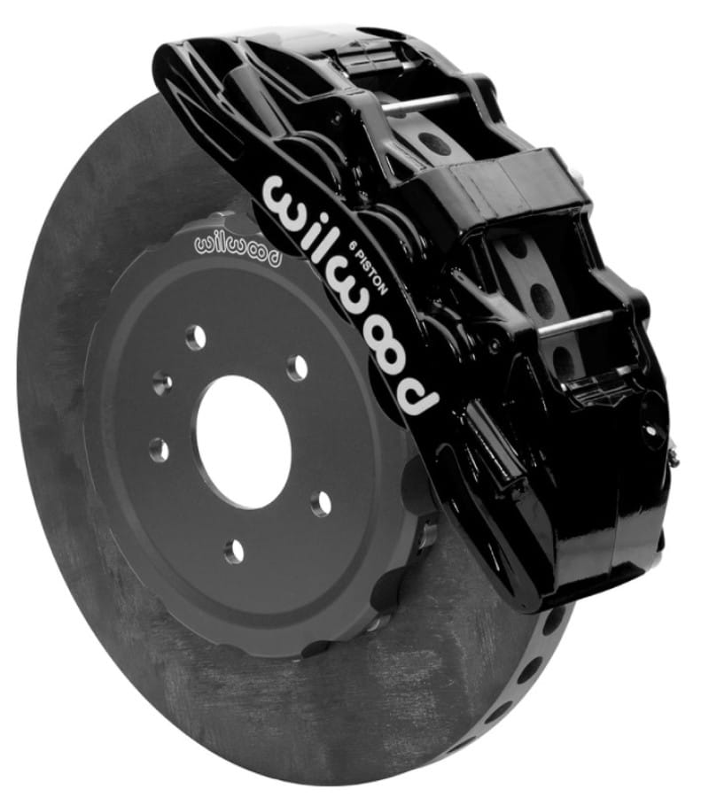 Wilwood — Wilwood Sx6R WCCB Carbon-Ceramic 2014-2019 C7 Corvette All Front Big Brake Kit - Black
BRAKE KIT