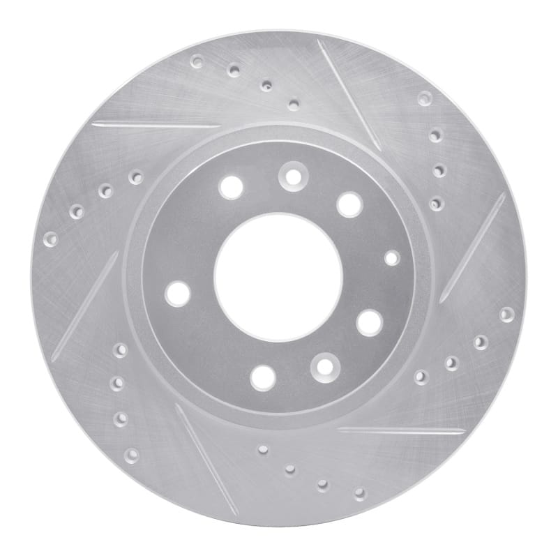 R1 Concepts — R1 06-15 Mazda MX-5 Miata Front Right Drilled & Slotted Silver Brake Rotor
R1 Brake Rotor Drill