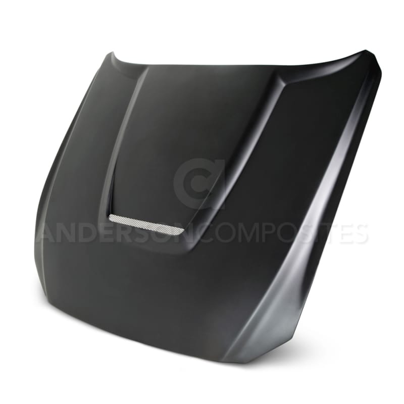 Anderson Composites — Anderson Composites 15-16 Ford Mustang (Excl. GT350/GT350R) Type-GR Fiberglass Hood