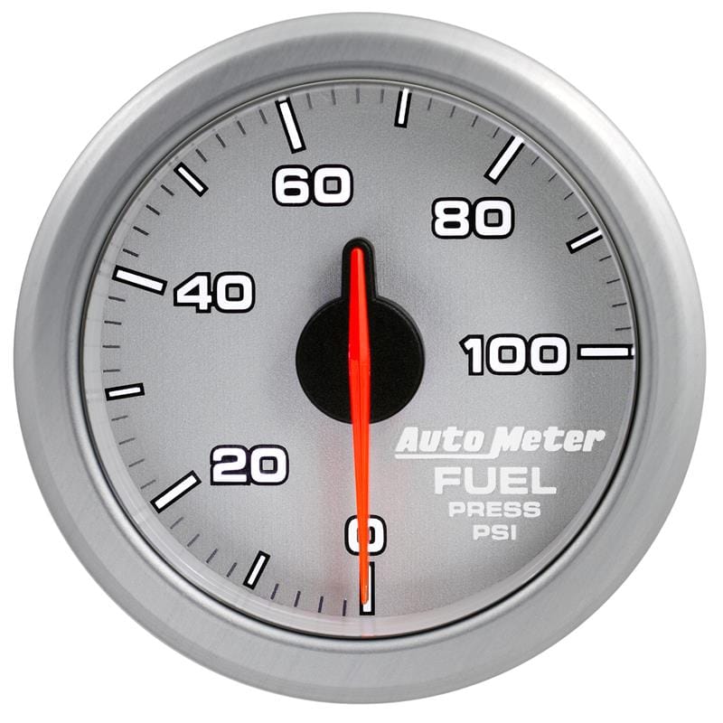 AutoMeter — Autometer Airdrive 2-1/6in Fuel Pressure Gauge 0-100 PSI - Silver
GA 2" FUELP ARDRV SL