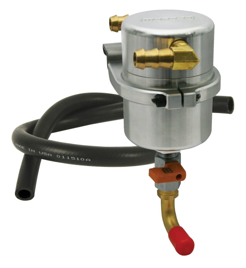Moroso — Moroso 96-04 Ford Mustang GT 4.6L Air/Oil Separator Catch Can - Billet Aluminum