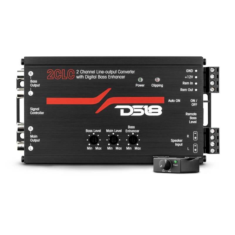 DS18 — DS18 2-Channel Line Output Converter Digital Bass Enhancer For More Low End Boost