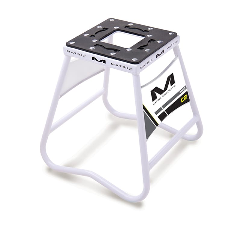 Matrix Concepts — Matrix Concepts C2 Steel Stand with Nameplate - White