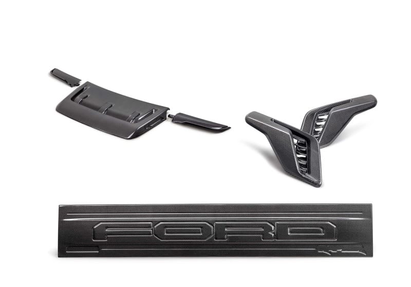 Ford Racing — Ford Racing 21-24 Ford F150 Raptor Carbon Fiber Appearance Kit - Gloss
Hood Panel