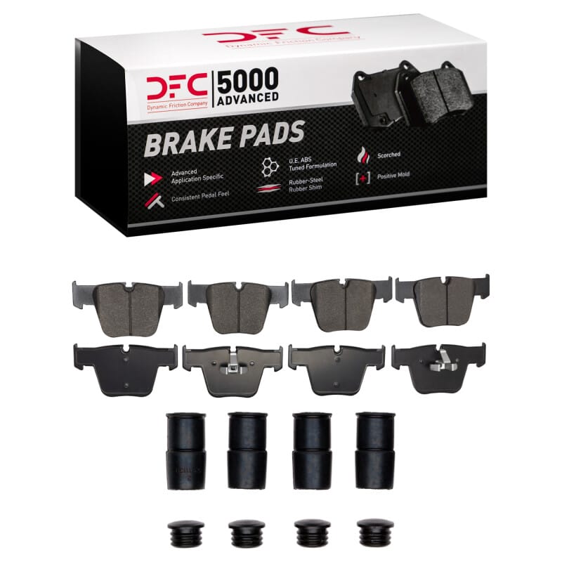DFC — DFC 07-14 Mercedes-Benz S65 AMG Front 5000 Advanced Low Metallic Brake Pads and Hardware Kit
DFC Brake Pad Set