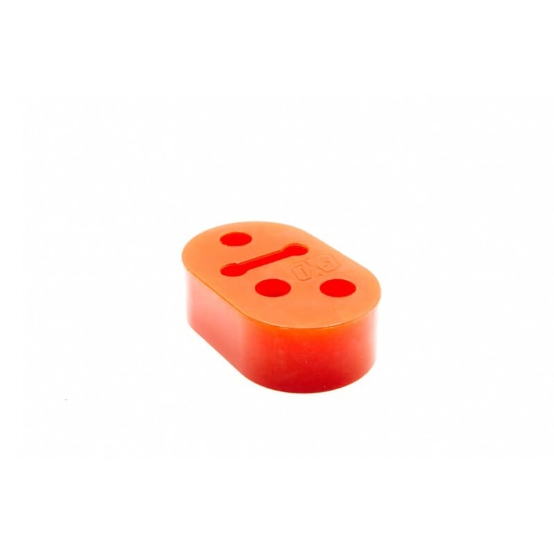Turbo XS — Turbo XS Universal 12mm Two Position Polyurethane Exhaust Hanger - Red