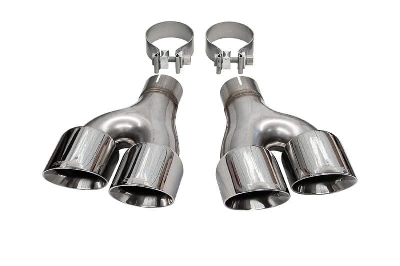 CORSA Performance — Corsa 2011-2021 Jeep Grand Cherokee Twin 2.5in Inlet / 4in Outlet Polished Pro-Series Tip Kit
Exhaust