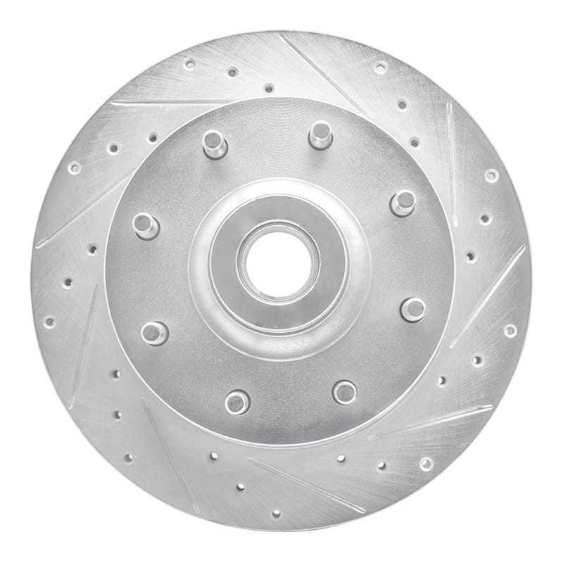 R1 Concepts — R1 78-97 Dodge B200 / B200 Van / B250 Front Right Drilled & Slotted Silver Brake Rotor
R1 Brake Rotor Drill