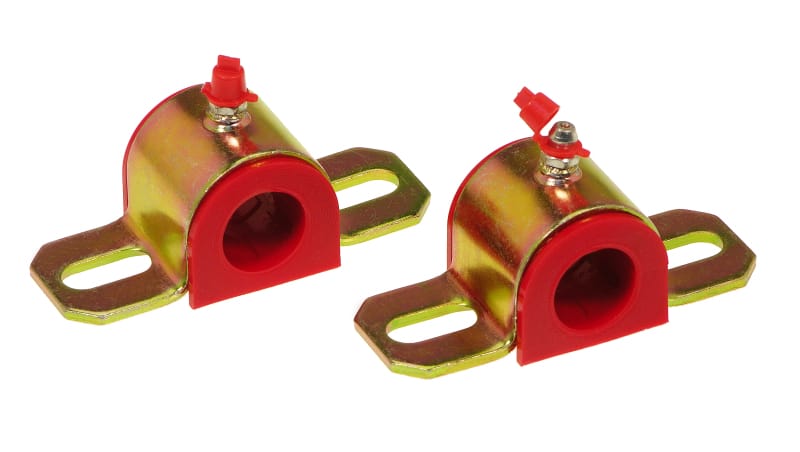 Prothane — Prothane Universal Greasable Sway Bar Bushings - 21MM - Type A Bracket - Red
SWAY BAR BUSHINGS