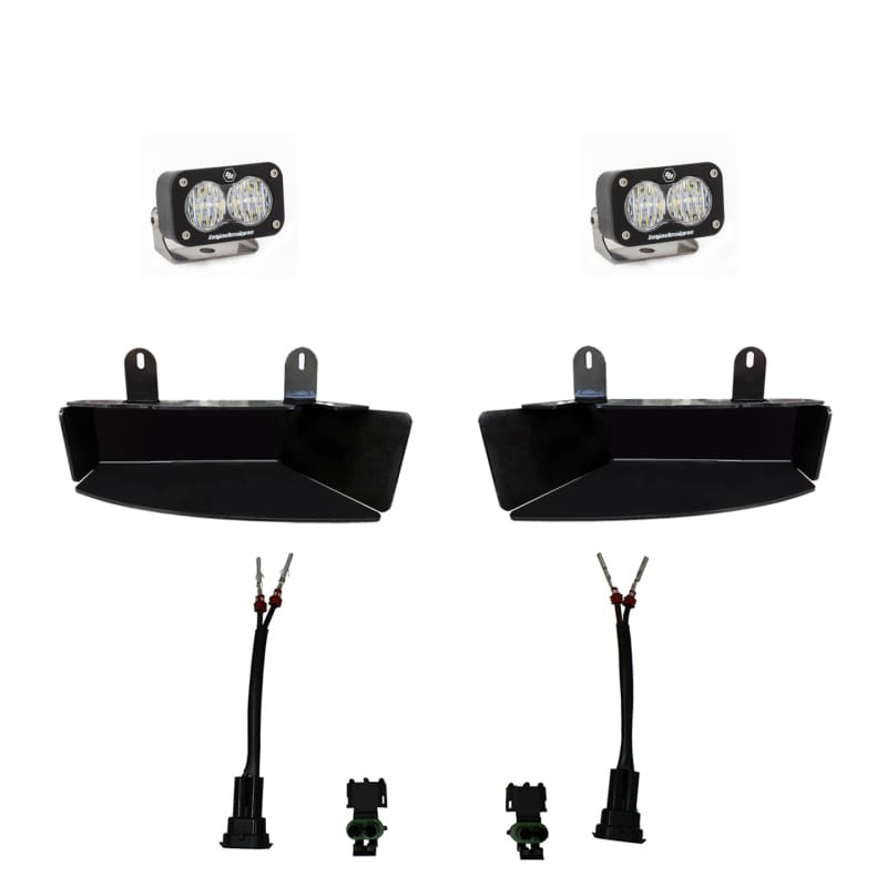 Baja Designs — Baja Designs 2019+ Ram 2500/3500 S2 Sport Fog Pocket Kits - White