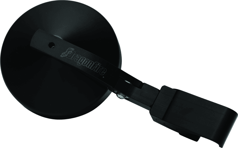 DragonFire Racing — Defender SS Side View Mirror, Pro-Fit/Profile R.O.P.S. Compatible, Black