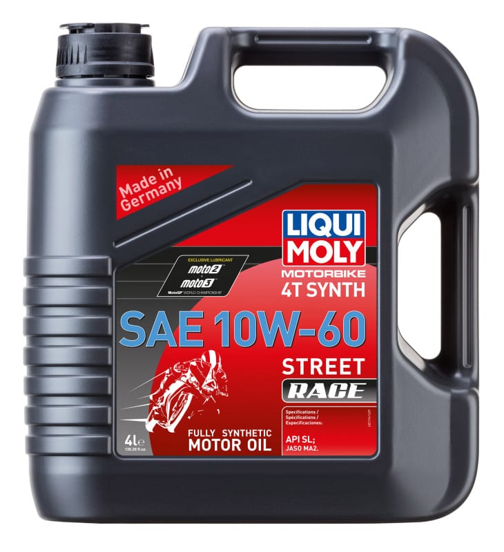LIQUI MOLY — LIQUI MOLY 4L Motorbike 4T Synth SAE 10W60 Street Race