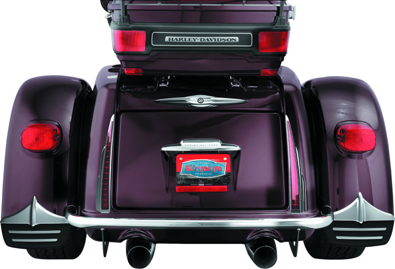 Kuryakyn — Kuryakyn Rear Mud Flaps For Trikes Chrome