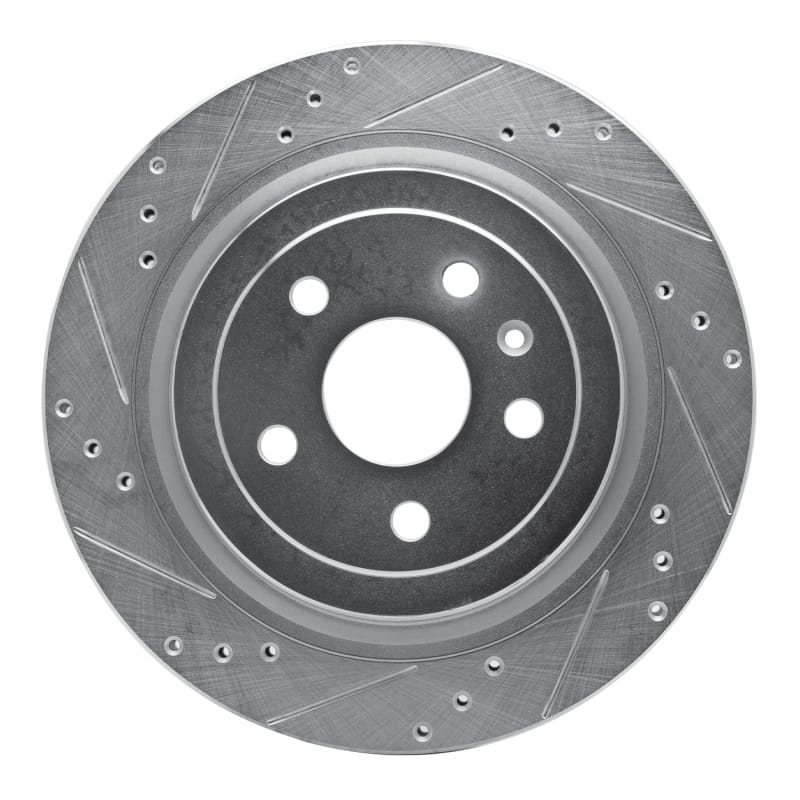 R1 Concepts — R1 08-14 Cadillac CTS Rear Left Drilled & Slotted Silver Brake Rotor
R1 Brake Rotor Drill