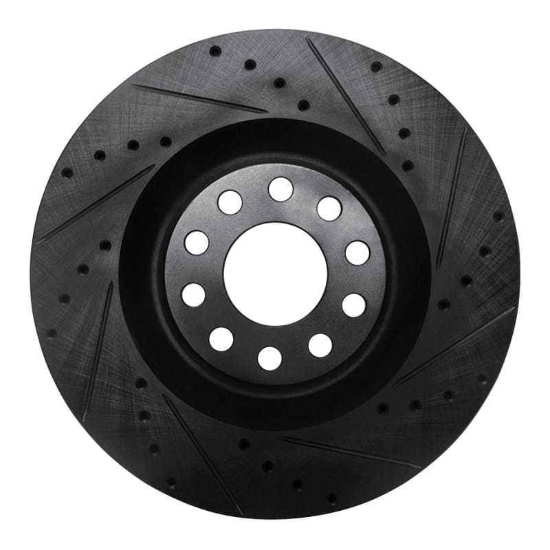 R1 Concepts — R1 01-03 Audi S8 Front Right Drilled & Slotted Black Brake Rotor
R1 Brake Rotor Drill