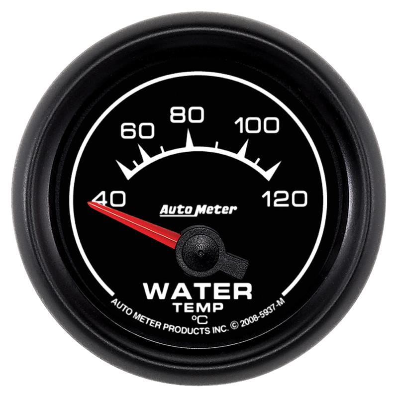 AutoMeter — Autometer ES 52mm 40-120 Deg C Short Sweep Electric Water Temperature Gauge
2" WTMP 120C ELEC ES