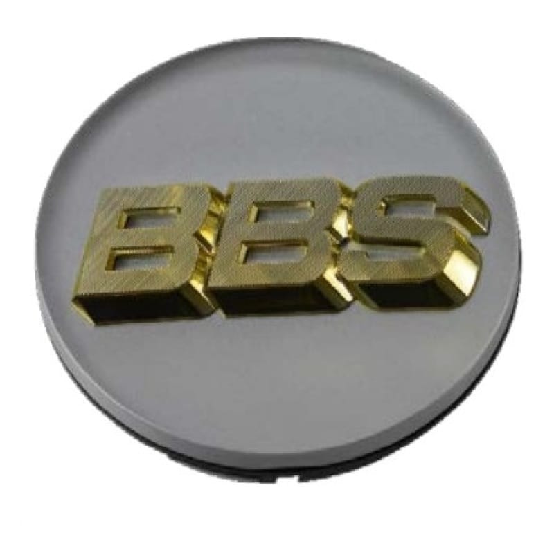 BBS — BBS Center Cap 70.6mm White/Gold (3-tab)