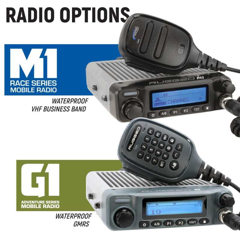 Rugged Radios — Rugged Radios STX STEREO Complete Master Communication Kit with Intercom and 2-Way Radio G1 GMRS