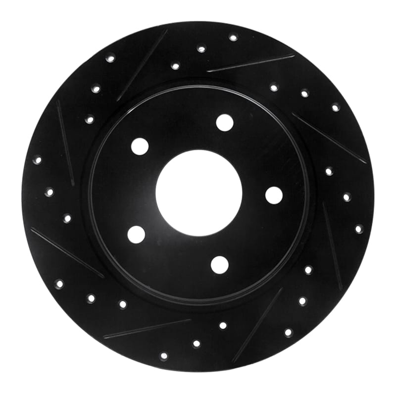 R1 Concepts — R1 08-16 Chrysler Town & Country Rear Left Drilled & Slotted Black Brake Rotor
R1 Brake Rotor Drill