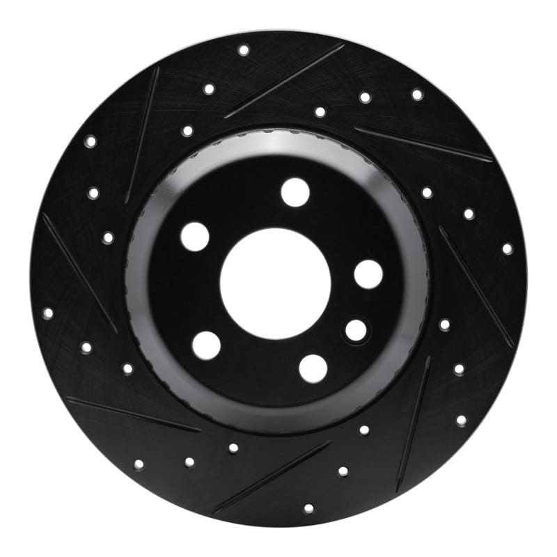 R1 Concepts — R1 20-22 Jaguar E-Pace Rear Left Drilled & Slotted Black Brake Rotor
R1 Brake Rotor Drill
