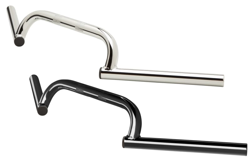 Burly Brand — Burly Brand Clubman Bar Black 1.00in