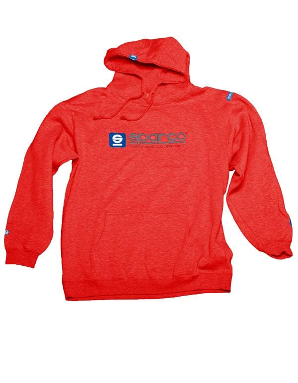 SPARCO — Sparco Sweatshirt Hooded WWW Red XLRG