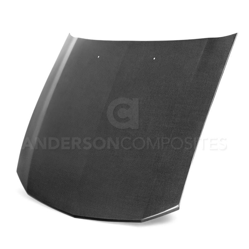 Anderson Composites — Anderson Composites 2005-2009 Ford Mustang Type-OE Style Hood