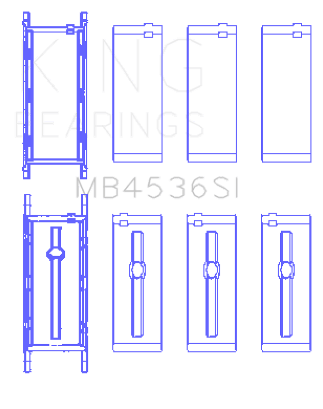 King Engine Bearings — King Engine Bearings Mini Cooper B38A15M0 (Size +0.50mm) Main Bearing Set
Engine Bearing