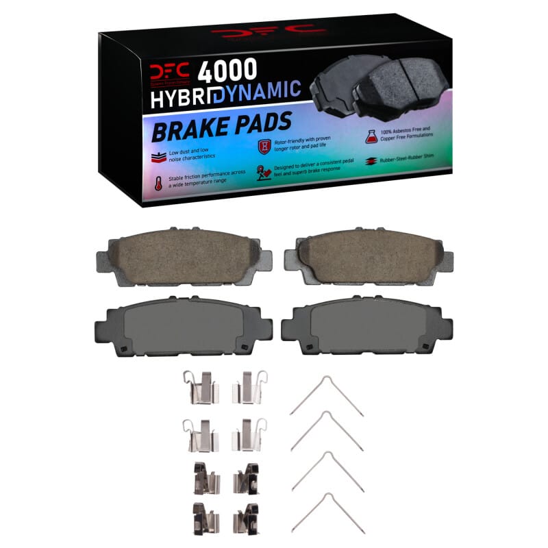 DFC — DFC 90-92 Lexus LS400 Rear 4000 HybriDynamic Brake Pads and Hardware Kit
DFC Brake Pad Set