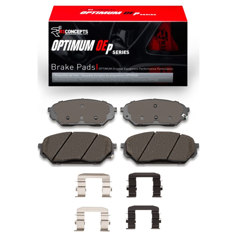 R1 Concepts — R1 07-12 Hyundai Veracruz Front Optimum OE Pads & Hardware Kit
R1 Optimum Oe Pads a