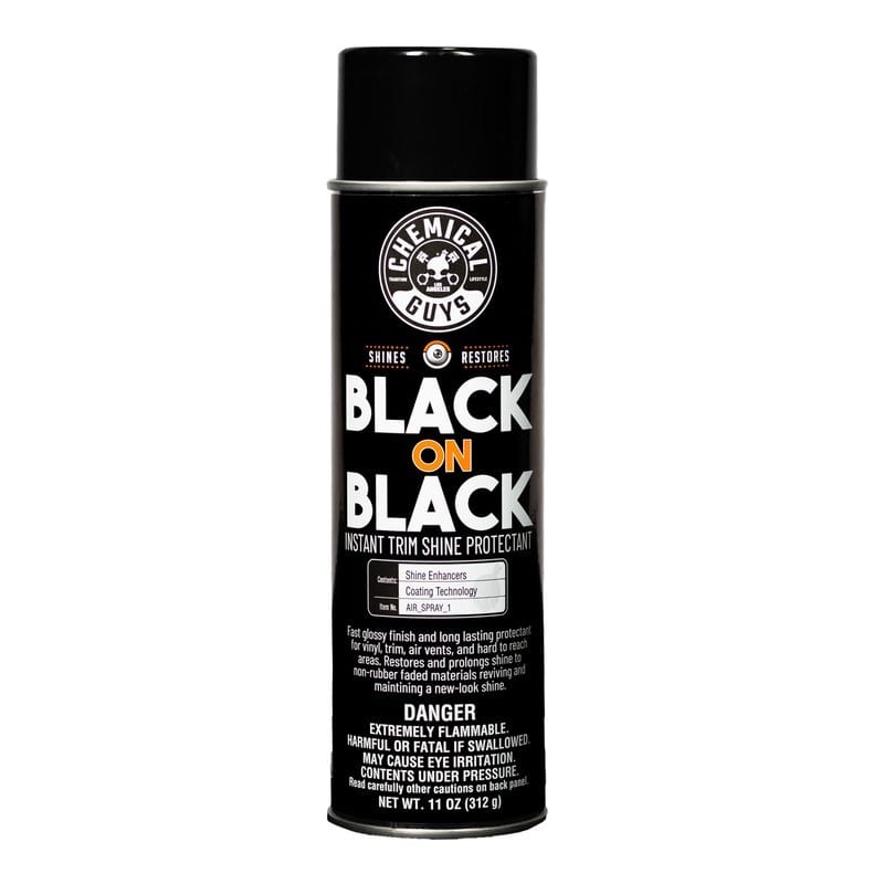 Chemical Guys — Chemical Guys Black on Black Instant Trim Shine Spray Dressing - 11oz (Aerosol)