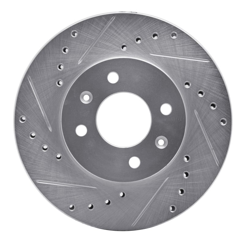 R1 Concepts — R1 12-25 Dodge Attitude (Mexico) Front Left Drilled & Slotted Silver Brake Rotor
R1 Brake Rotor Drill