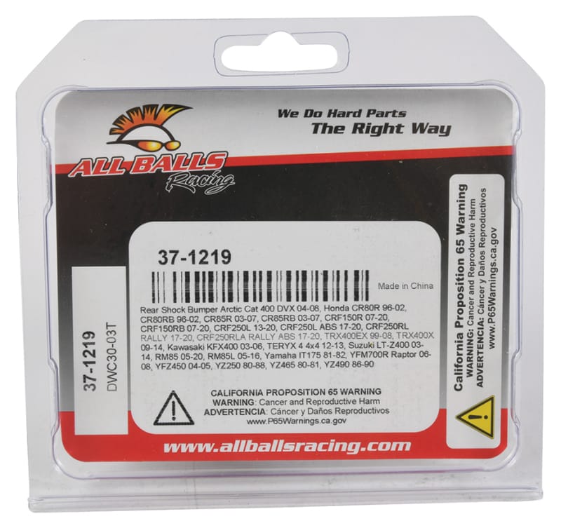 All Balls Racing — All Balls Racing 04-08 Arctic Cat 400 DVX Rear Shock Bumper
