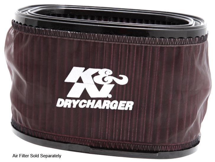 K&N Engineering — K&N Drycharger Wrap Black 191mm L 140mm W 121mm H