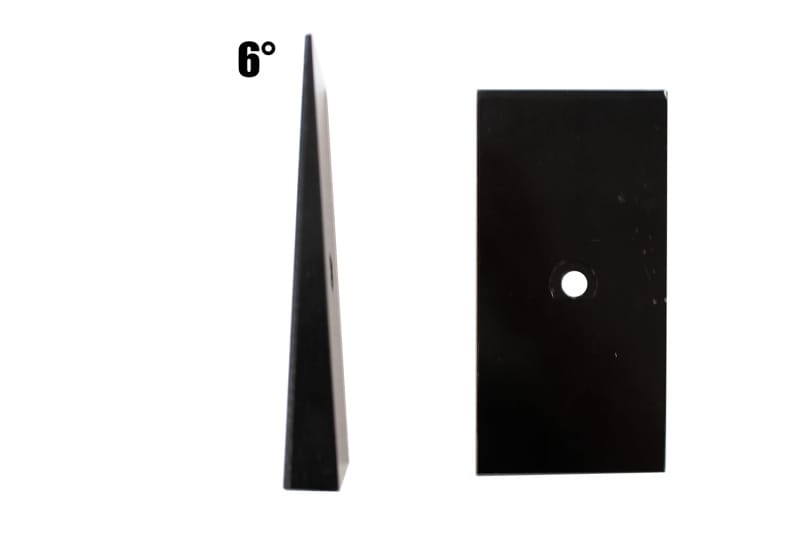 Fishbone Offroad — Fishbone Offroad Universal 6in Leaf Spring Shim - Black