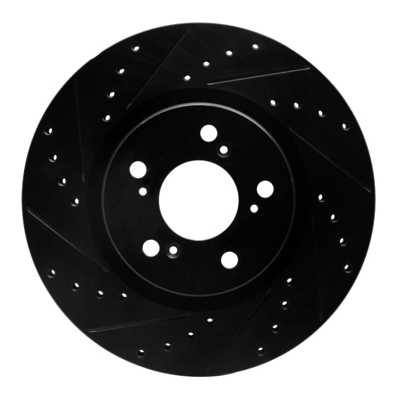 R1 Concepts — R1 05-12 Acura RL Front Left Drilled & Slotted Black Brake Rotor
R1 Brake Rotor Drill