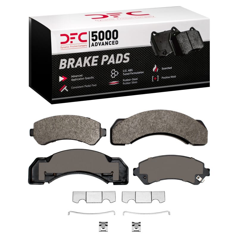 DFC — DFC 73-00 Chevrolet P30 Rear/Front 5000 Advanced Semi Metallic Brake Pads and Hardware Kit
DFC Brake Pad Set