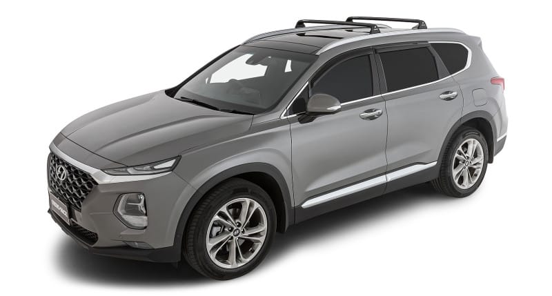 Rhino-Rack — Rhino-Rack 19-22 Hyundai Santa Fe TM 5 Door SUV w/Flush Rails Vortex RVP 2 Bar Roof Rack - Black
Roof Rack