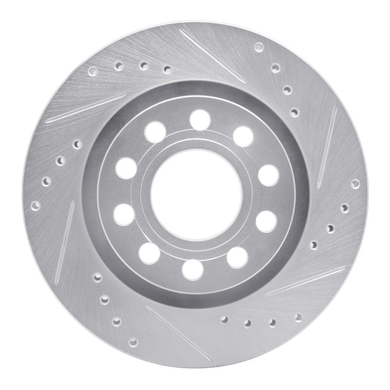 R1 Concepts — R1 04-05 Audi ALLROAD Rear Right Drilled & Slotted Silver Brake Rotor
R1 Brake Rotor Drill