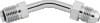 TwinPower — Twin Power Stainless Brake Fitting Male 3/8-24 Inverted Flare to AN-3 Male 45 Degree Adaptor Tube